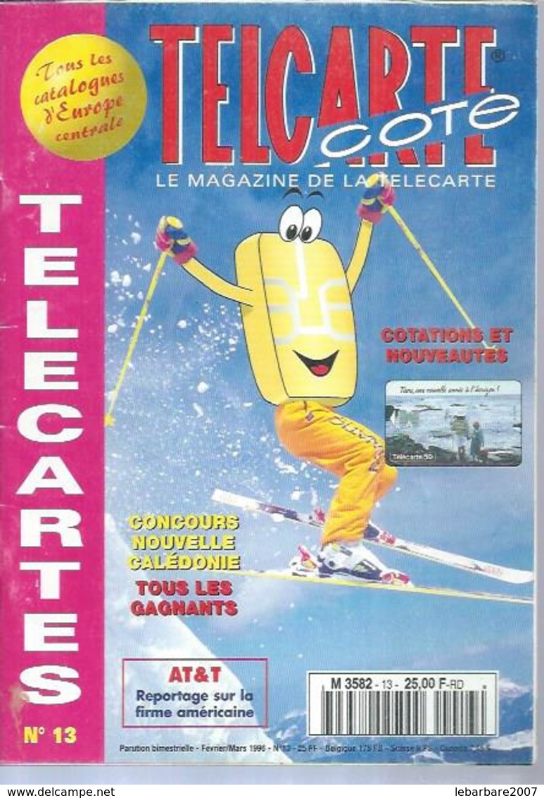 TELECARTES - COTE N° 13  - 1996 - Livres & CDs