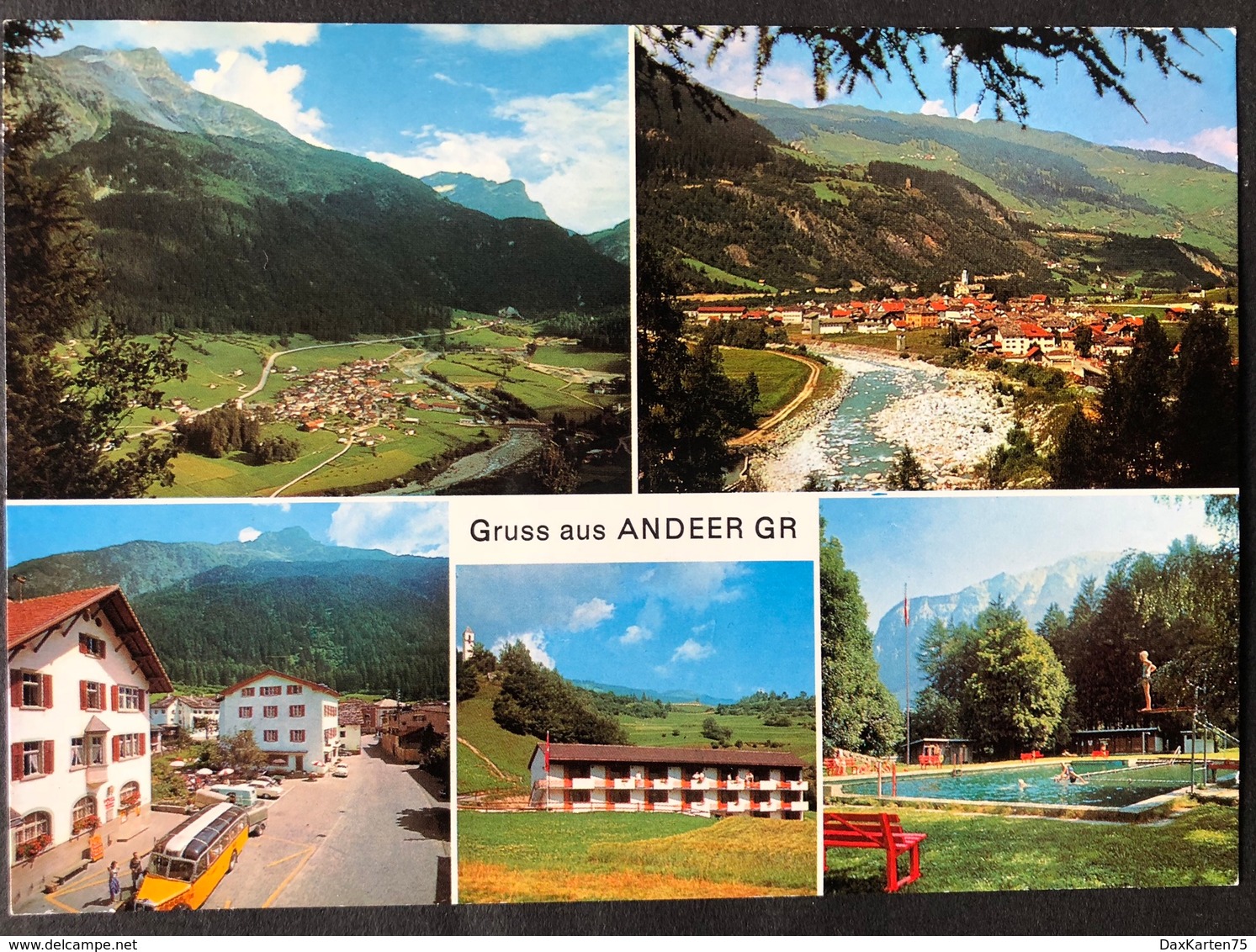 Andeer Im Schams/ Postplatz/Ferienheim Bei Clugin/Schwimmbad - Andeer