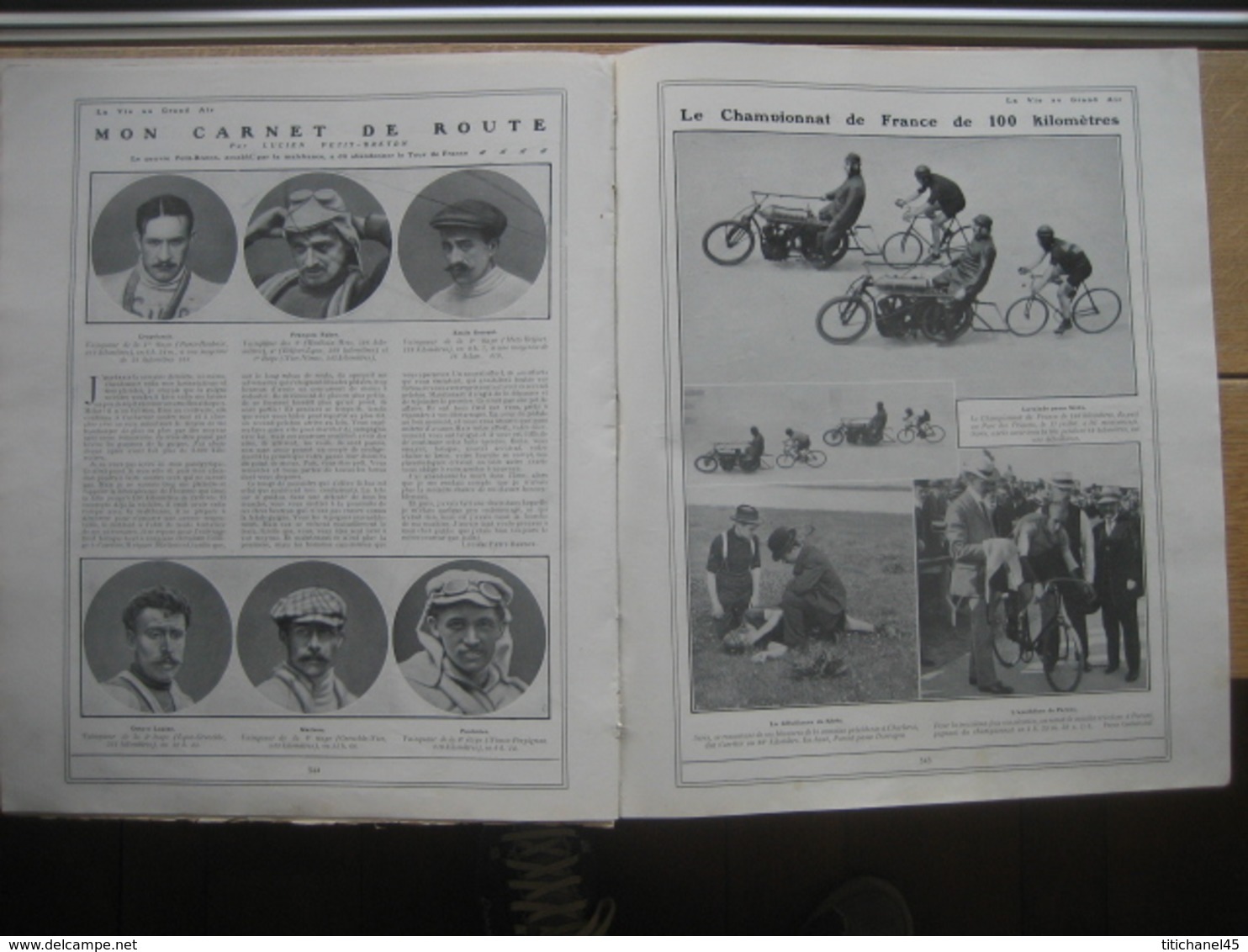 1910 BOXE : CHAMPIONNAT DU MONDE : J. JOHNSON - J. JEFFRIES/ C.S. ROLLS pilote auto & avion/ERBSLOH/CYCLISME : LAVALADE-