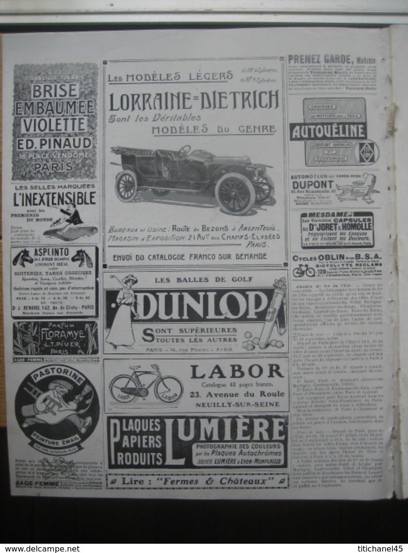 1910 TOUR DE FRANCE :ALBINI-CRUCHON-LAPIZE-GARRIGOU-CRUPPELAND-CHAMPIONNAT DU MONDE:FRIOL-RUTT-MEYER-PARENT-VANDERSTUYFT - 1900 - 1949