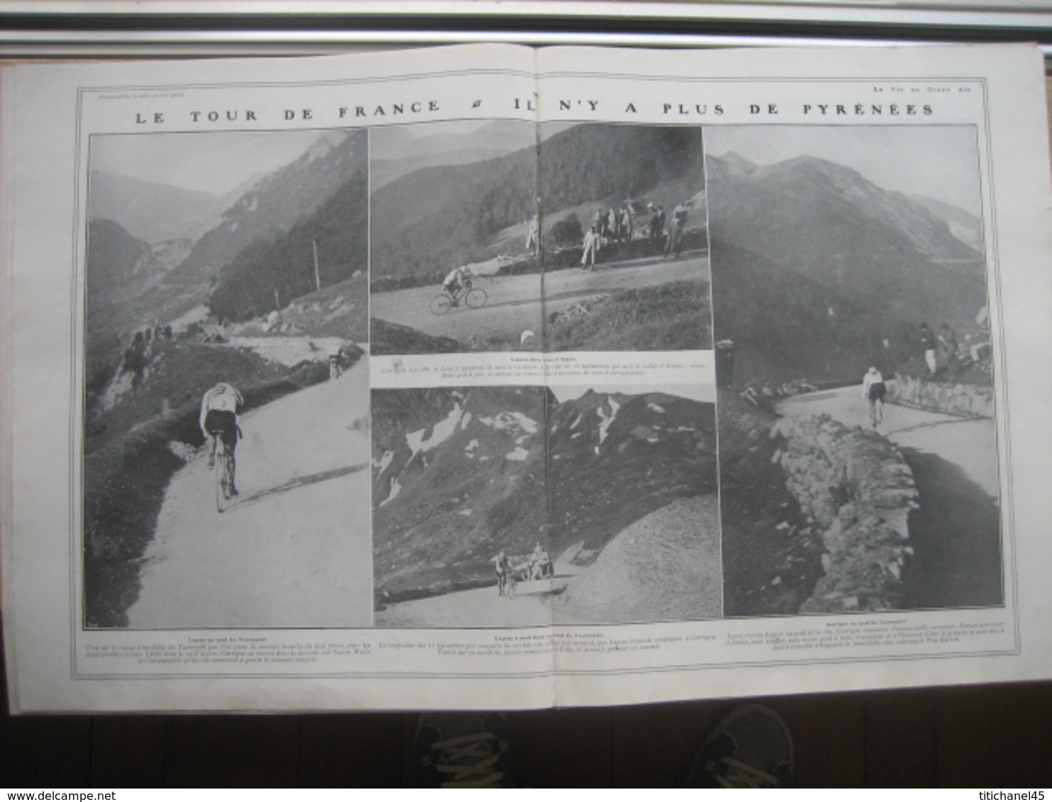 1910 TOUR DE FRANCE :ALBINI-CRUCHON-LAPIZE-GARRIGOU-CRUPPELAND-CHAMPIONNAT DU MONDE:FRIOL-RUTT-MEYER-PARENT-VANDERSTUYFT