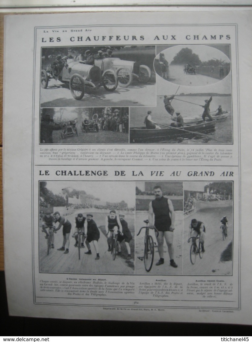 1910 TOUR DE FRANCE :ALBINI-CRUCHON-LAPIZE-GARRIGOU-CRUPPELAND-CHAMPIONNAT DU MONDE:FRIOL-RUTT-MEYER-PARENT-VANDERSTUYFT