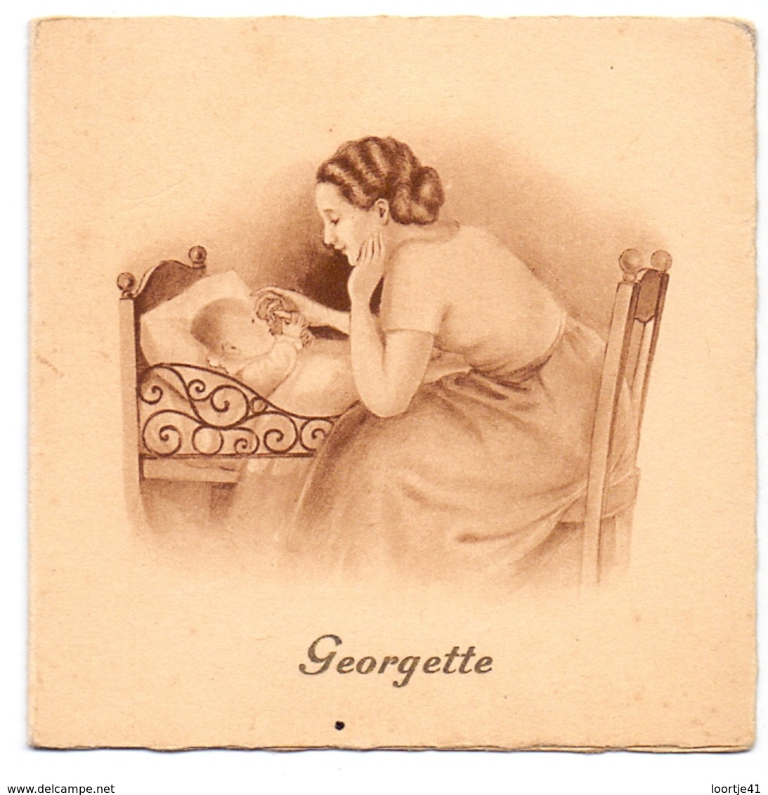 Geboortekaartje Carte De Naissance - Georgette Stenier - Marbaix 1939 - Naissance & Baptême