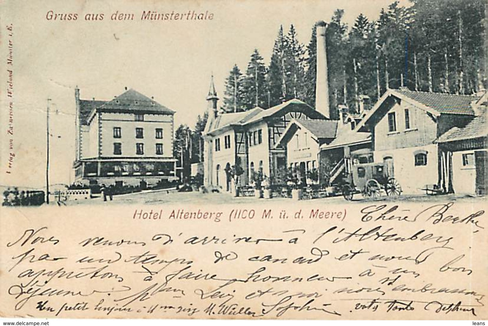 MUNSTERTHALE - Hôtel Altenberg - Münstertal
