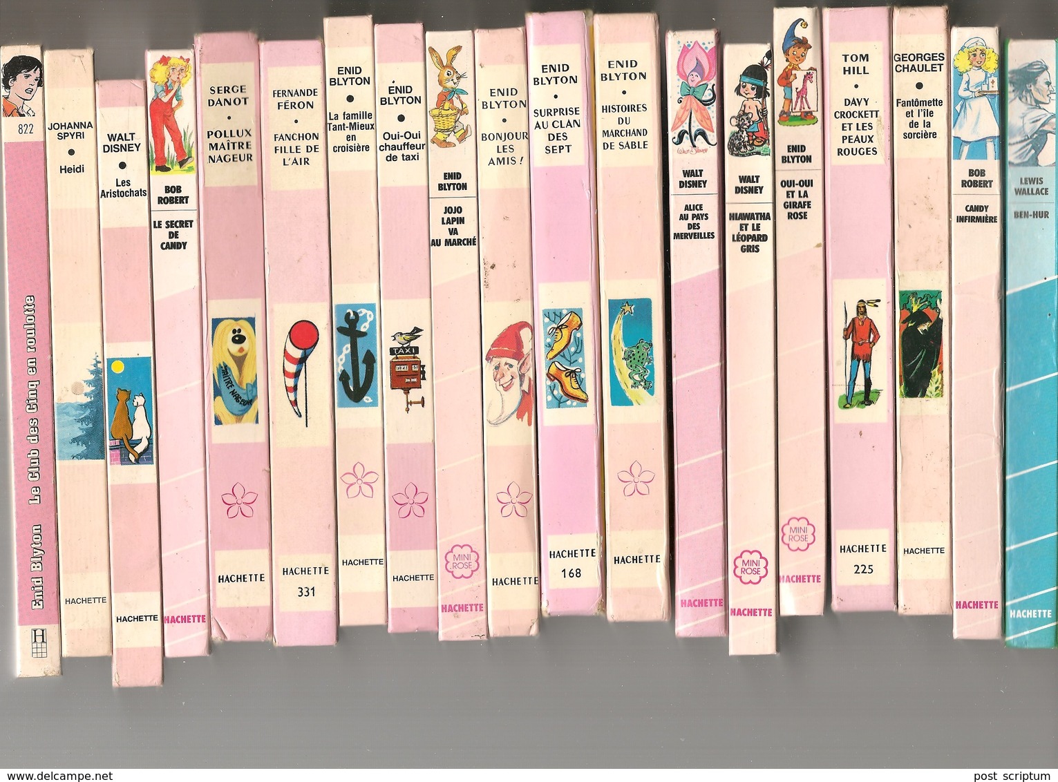 Livre - Lot De 72 Histoires De La Bilbiothèque Rose - Lots De Plusieurs Livres