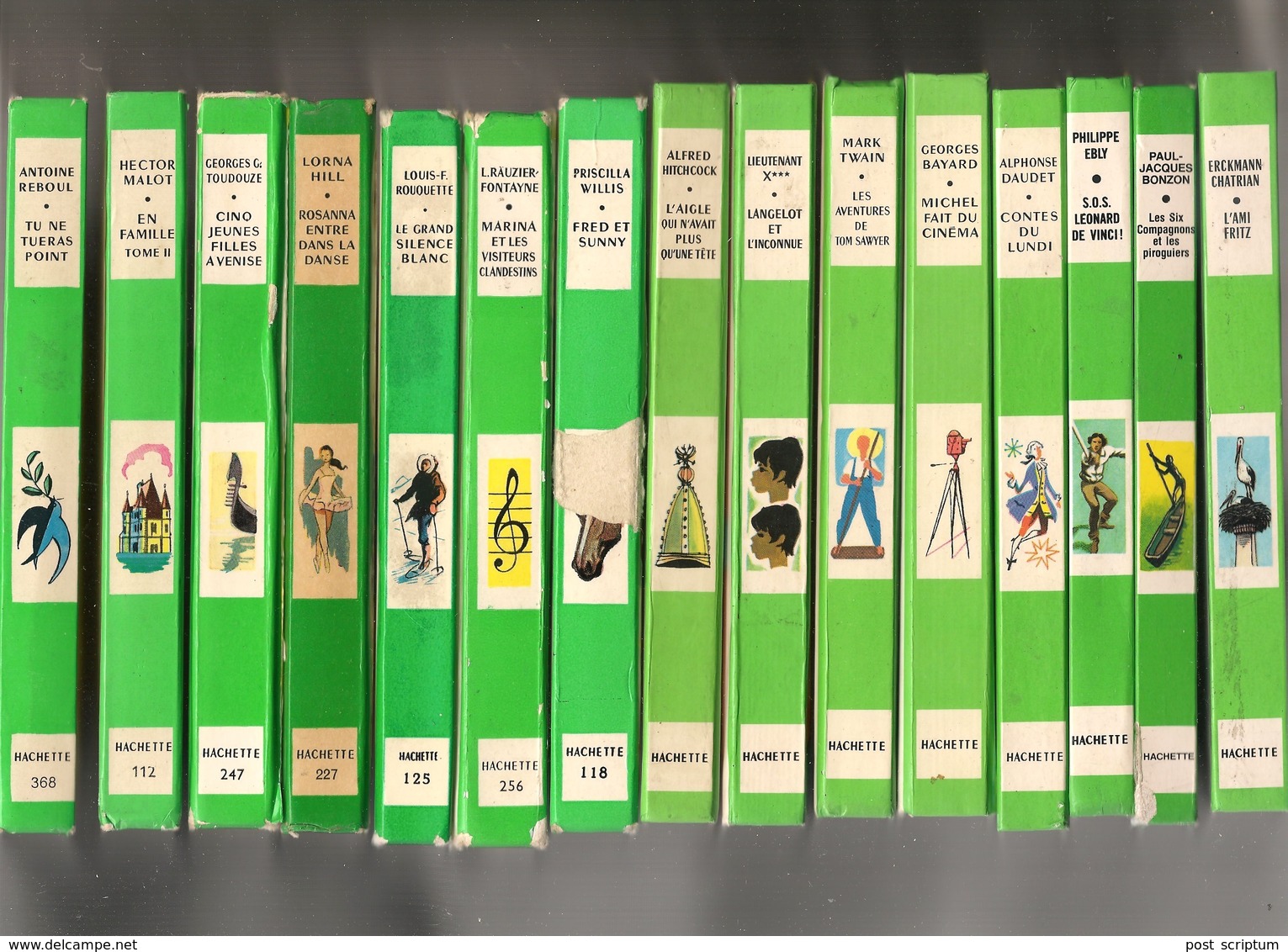 Livre - Lot De 84 Histoires De La Bilbiothèque Verte - Lots De Plusieurs Livres