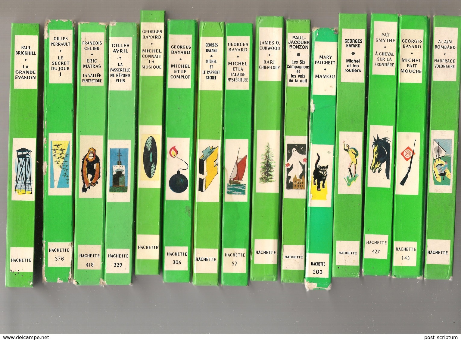 Livre - Lot De 84 Histoires De La Bilbiothèque Verte - Lots De Plusieurs Livres