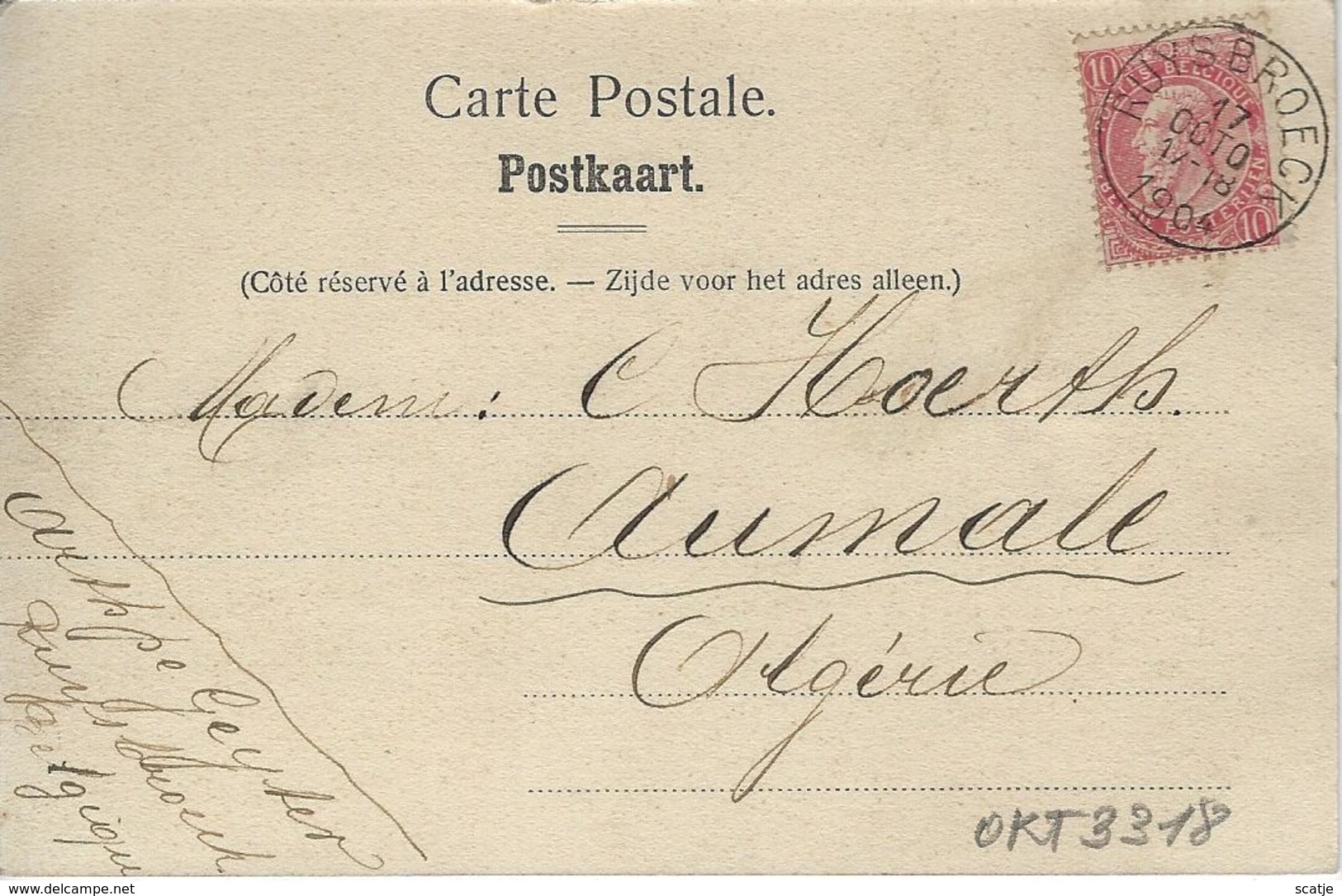 Ruysbroeck.   -   Entrée Du Château   -   1904  Naar   Algérie - Sint-Pieters-Leeuw