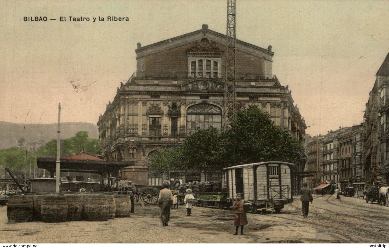 BILBAO TEATRO ARRIAGA Y LA RIBERA EDIC ALMACENES AMANN VIZCAYA - Vizcaya (Bilbao)