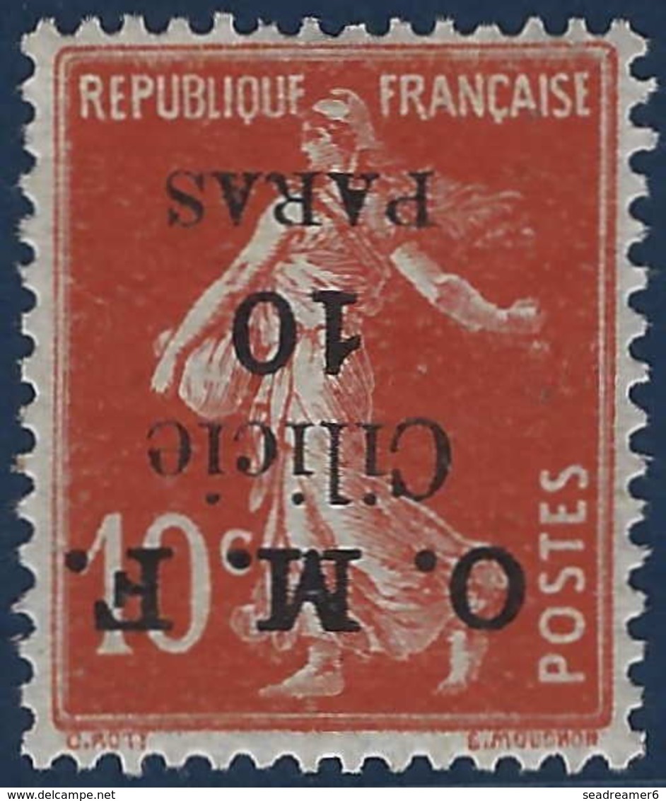 France Colonies Cilicie N°91c* Erreur 10 Paras Sur 10c Renversée TTB - Nuovi