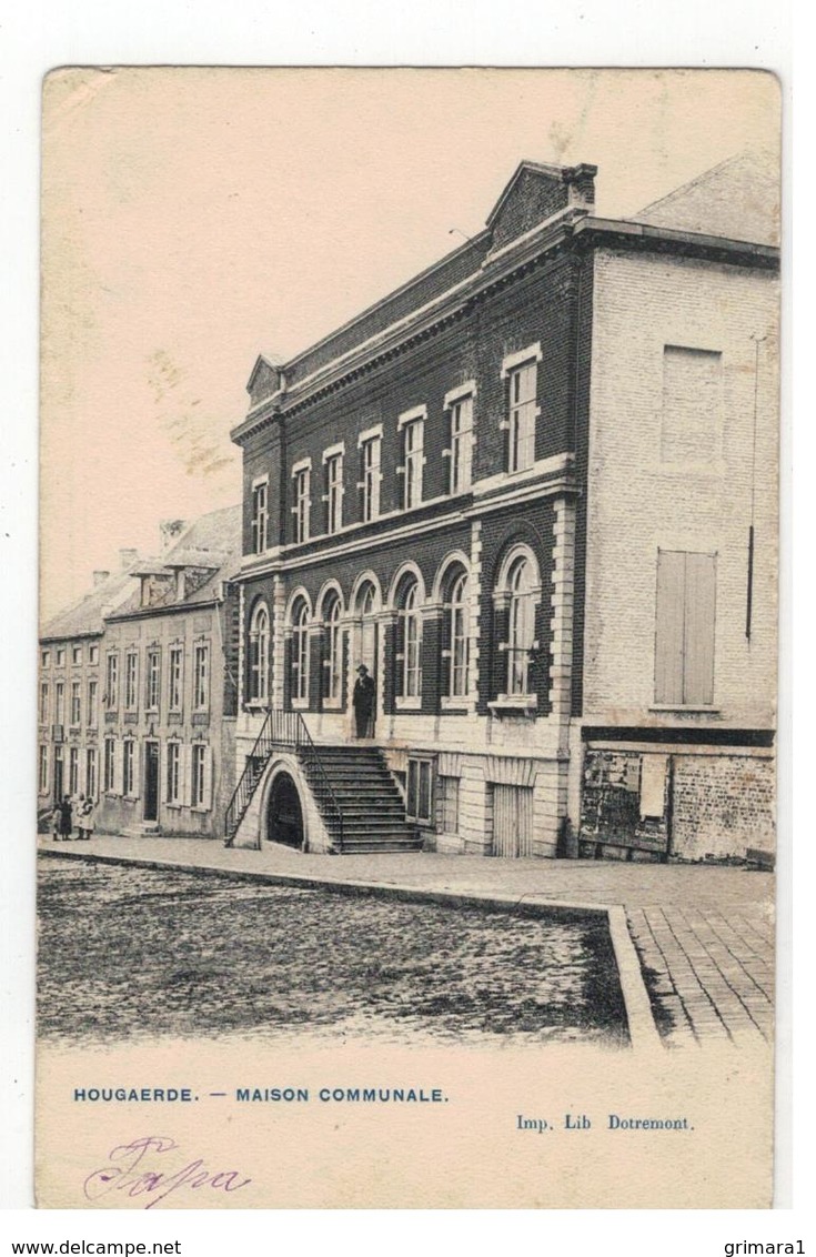 Hoegaarden  HOUGAERDE  -  MAISON COMMUNALE 1906 - Hoegaarden