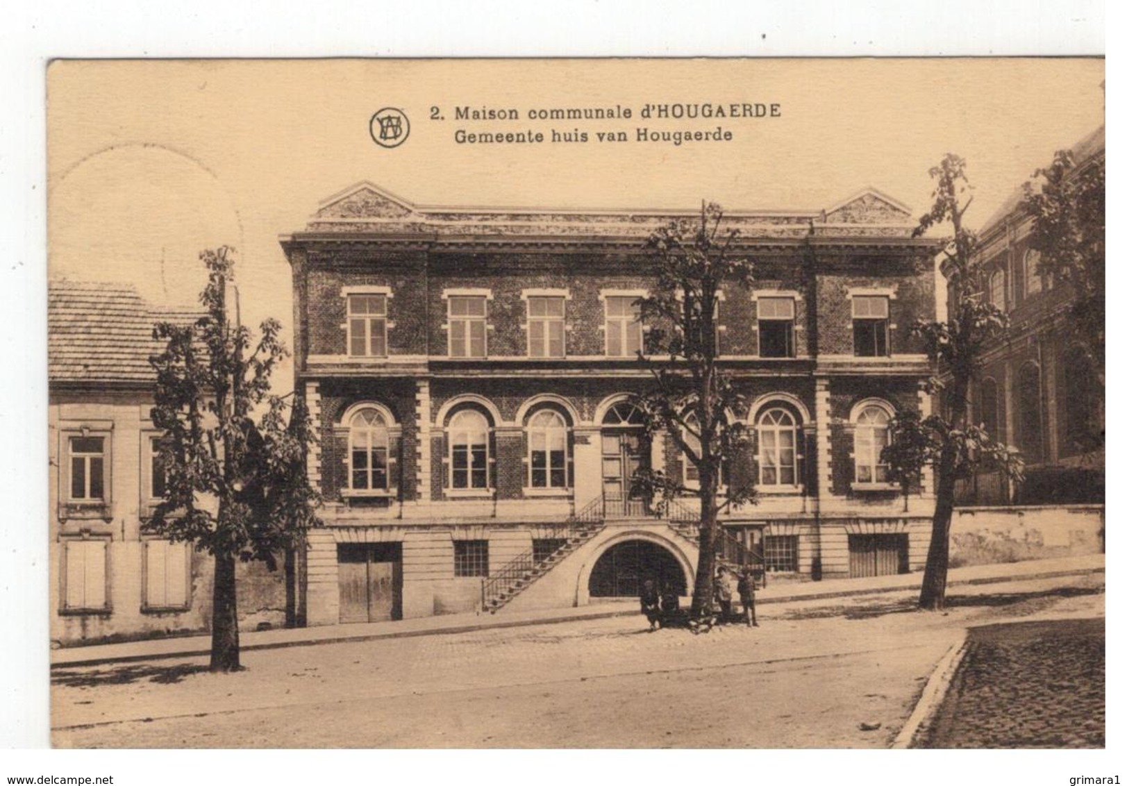 Hoegaarden  2. Hougaerde  Maison Communale D'HOUGAERDE  Gemeentehuis Van Hougaerde 1929 - Hoegaarden