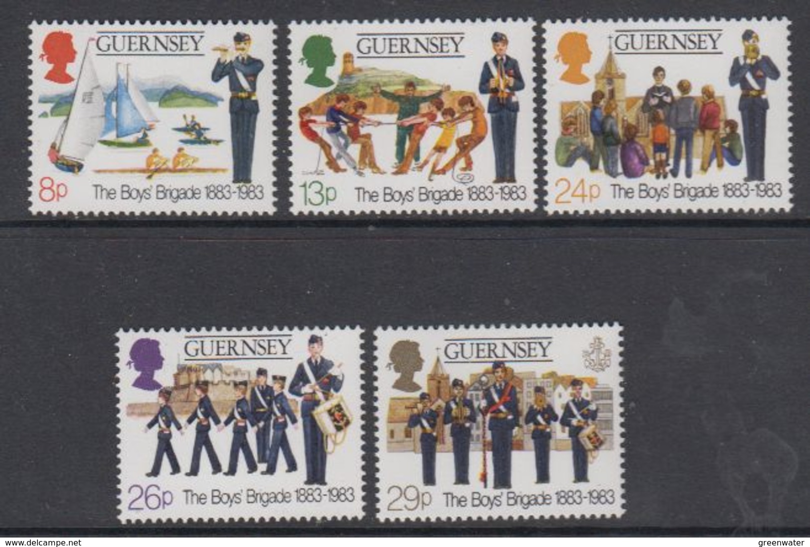 Guernsey 1993 Boys Brigade 5v ** Mnh (44098E) - Guernsey