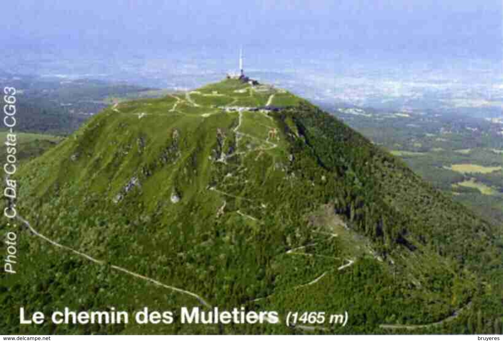 PAP De 2006 Avec Timbre "Les Volcans D'Auvergne" Et Illust. "Puy-de-Dôme - Le Chemin Des Muletiers (1465 M)" - Volcanos