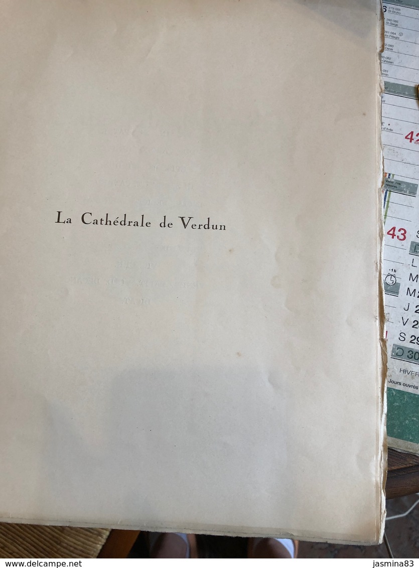 La Cathédrale De Verdun (livre De 34 Pages De 22,5 Cm Sur 28,5 Cm) - Religion