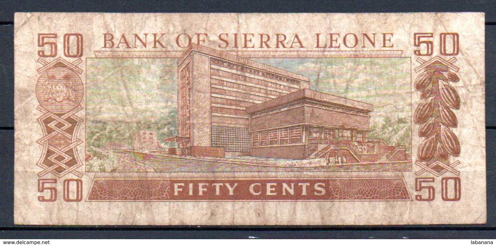 329-Sierra Leone Billet De 50c 1984 D12 - Sierra Leone