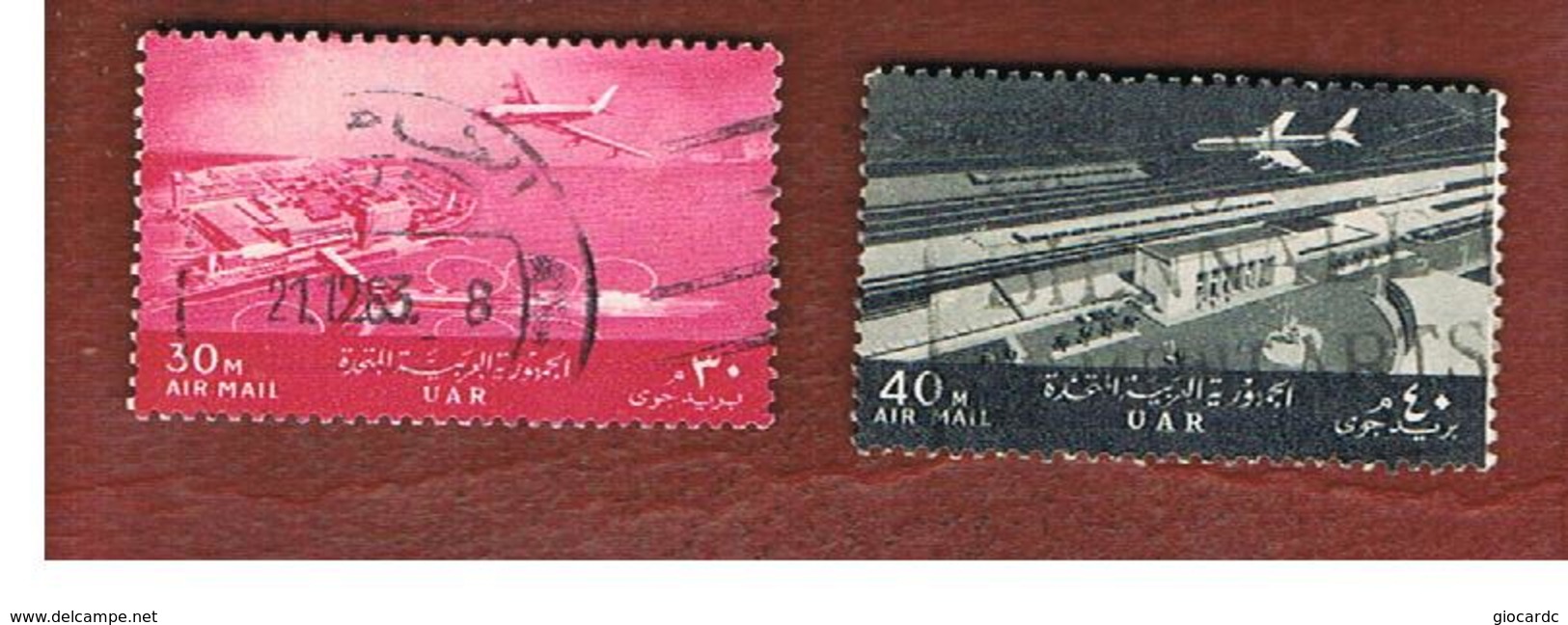 EGITTO (EGYPT) - SG 742  - 1963  AIRMAIL: AIRPLANES   - USED ° - Usados