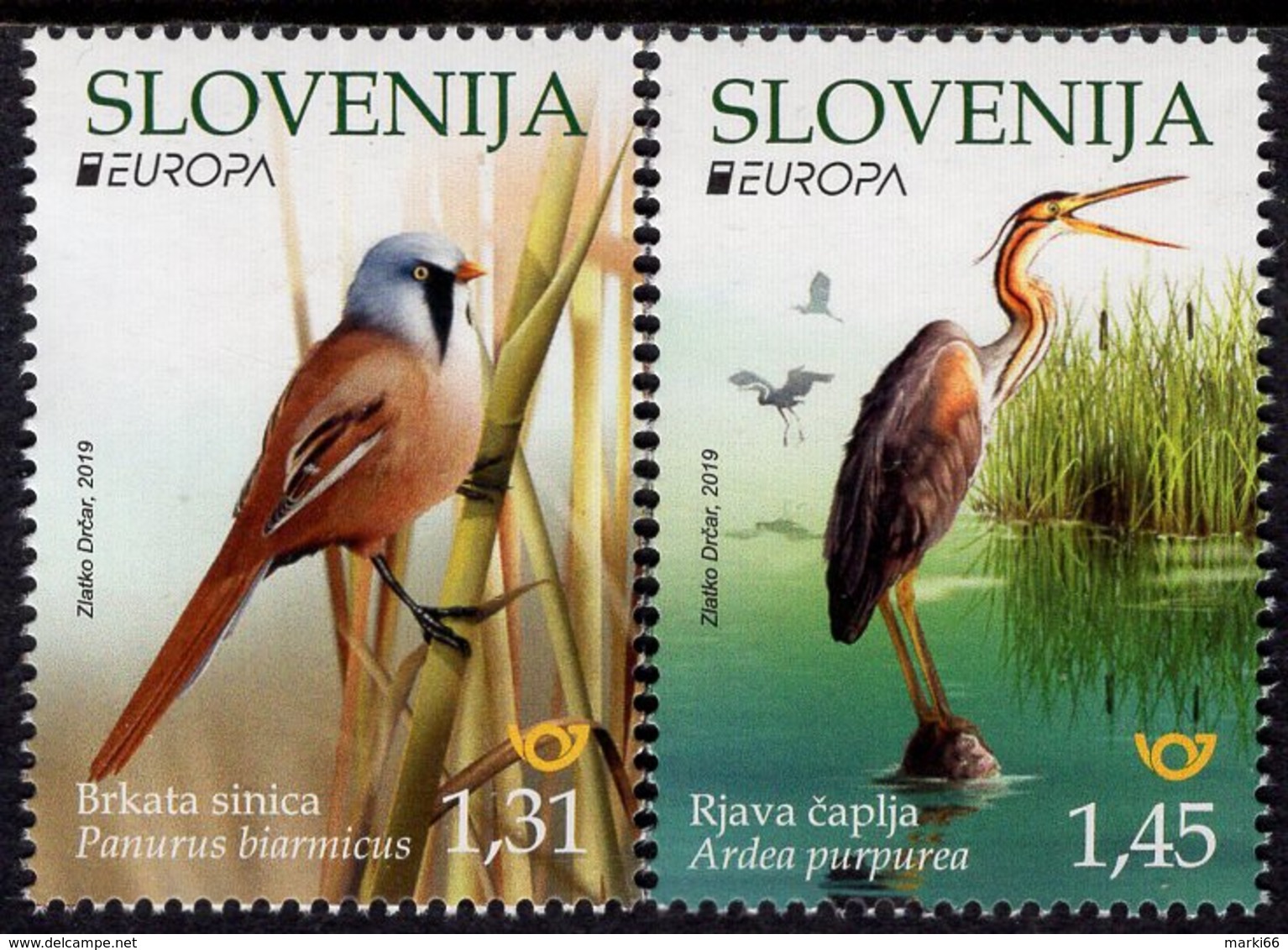 Slovenia - 2019 - Europa CEPT - National Birds - Mint Stamp Set - Slowenien