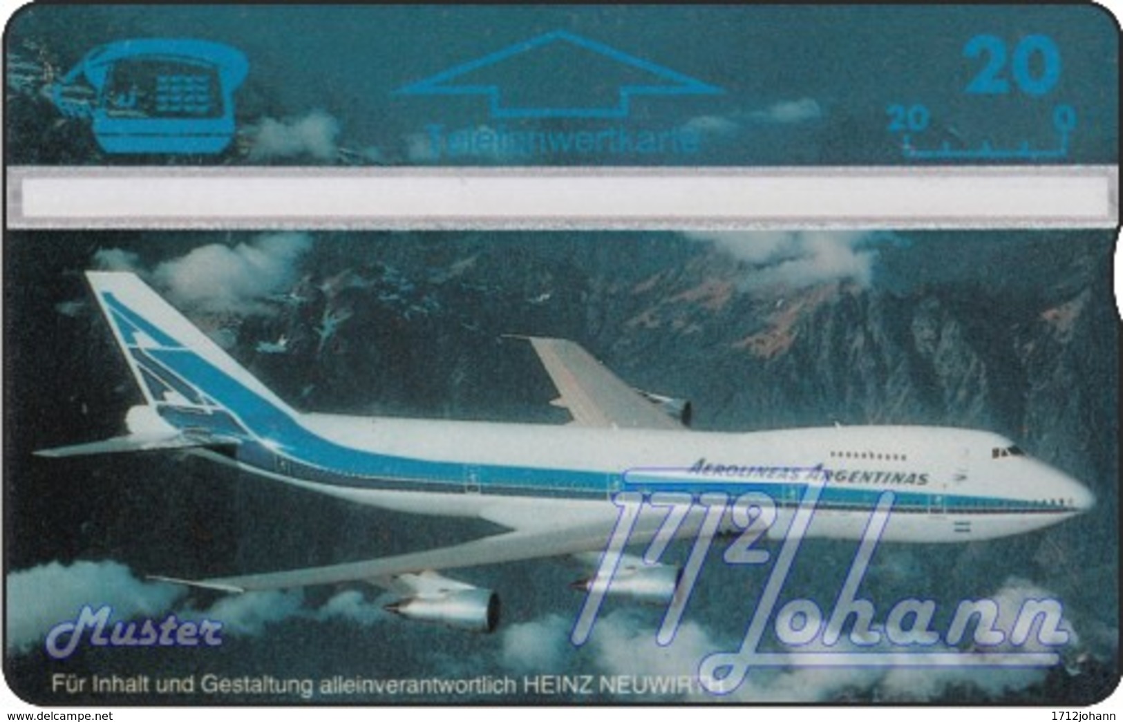 AUSTRIA Private: *Aerolineas Argentinas* - SAMPLE [ANK P189] - Autriche