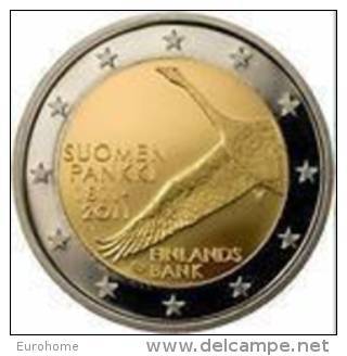 Finland 2011    2 Euro Commemo   200 J Bank Van Finland    UNC Uit De Rol  UNC Du Rouleaux  Zeldzaam Extreme Rare !! - Finlande