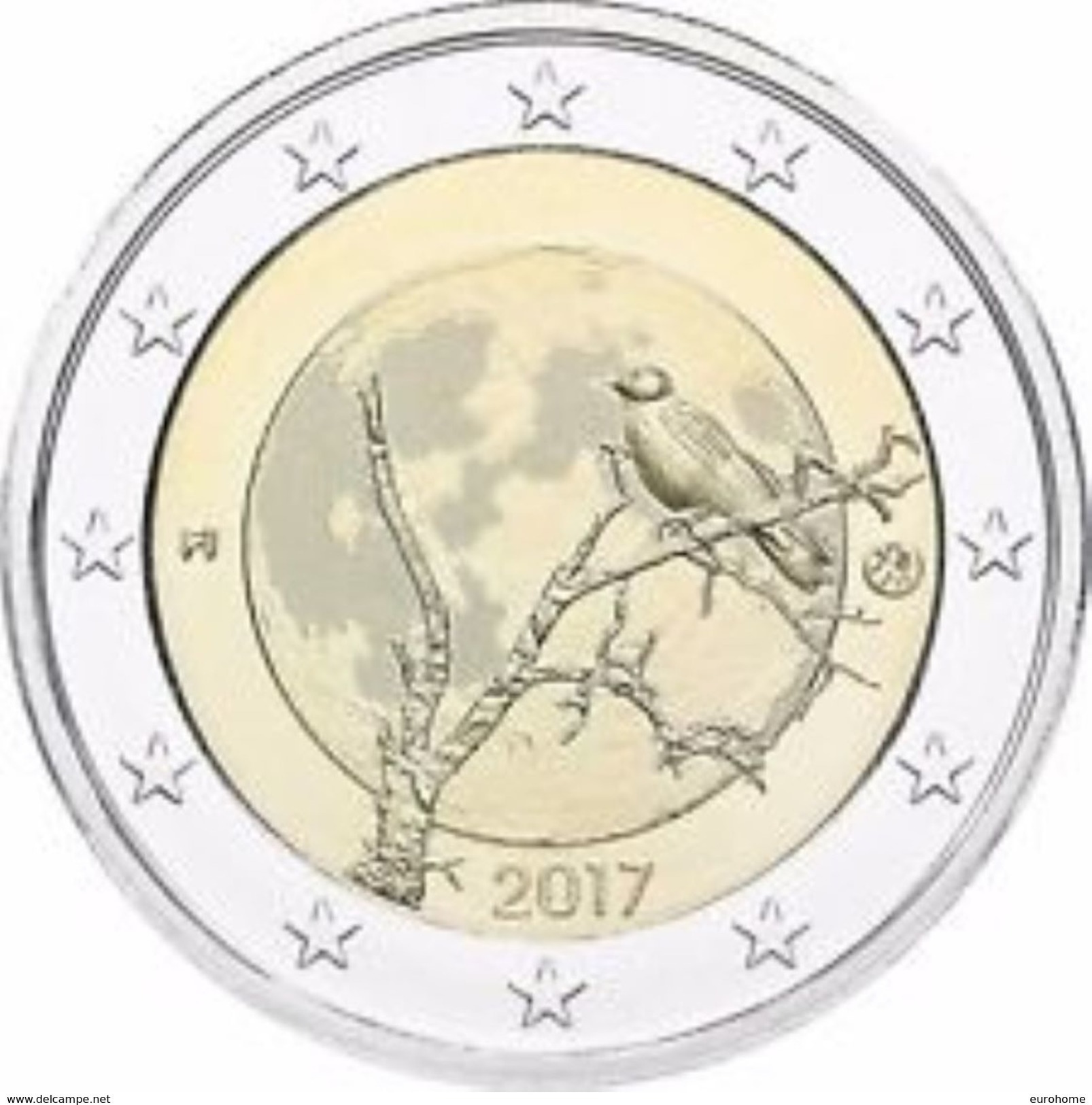 Finland 2017    2 Euro Commemo   Natuur - Nature      UNC Uit De Rol  UNC Du Rouleaux !! - Finlande