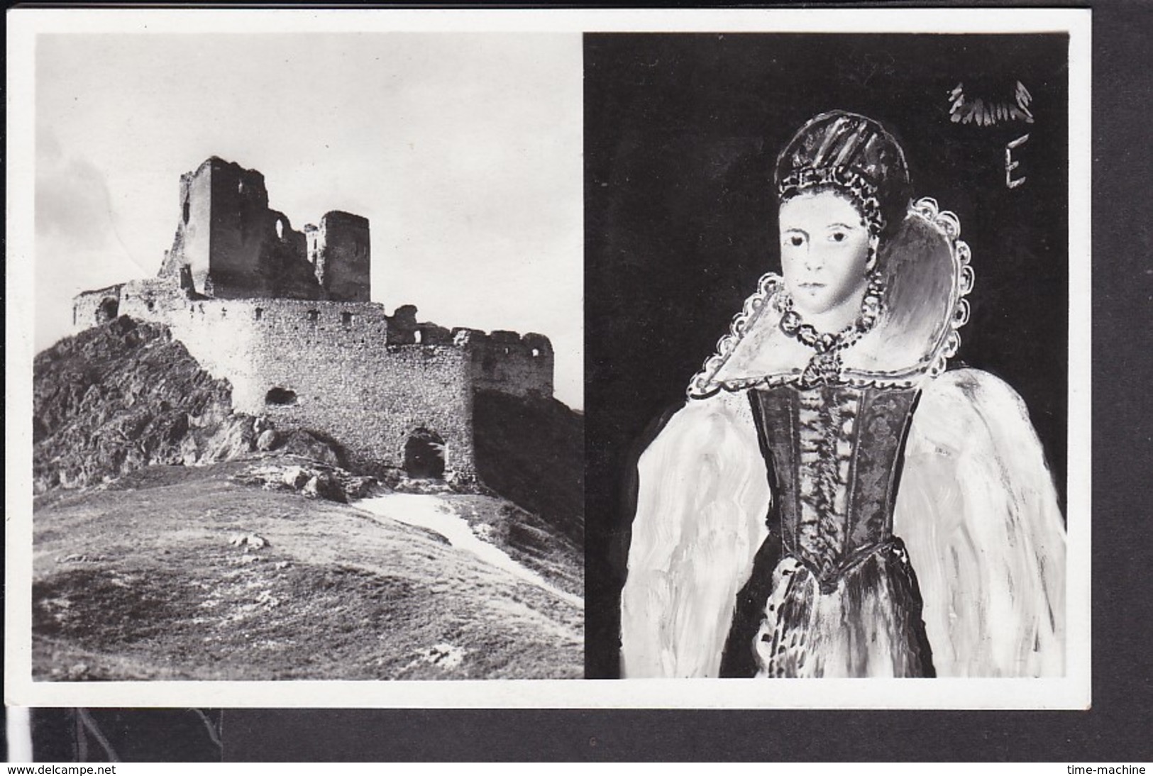 Hrad Cachtice , Elisabeth Bathory , Burg Cachtice Felpdost 1939 - Slovacchia