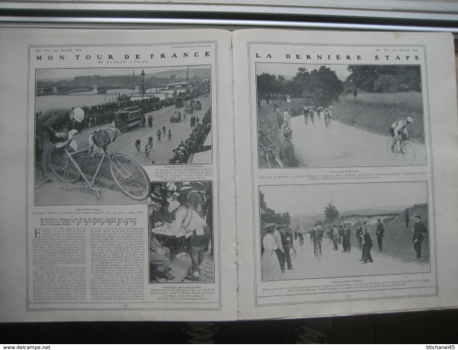 1910 CIRCUIT DE L'EST :photos des 32 participants/TOUR DE FRANCE:FABER-AZZINI-LAPIZE-ERNEST PAUL/BOXE:JEFFRIES-JOHNSON