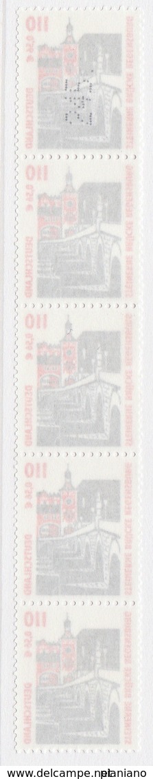 PIA- GERMANIA : 2000 : Serie Ordinaria - Curiosità  - Ponte In Pietra De Rgenburg   - (Yv 1973 X 5) - Nuovi