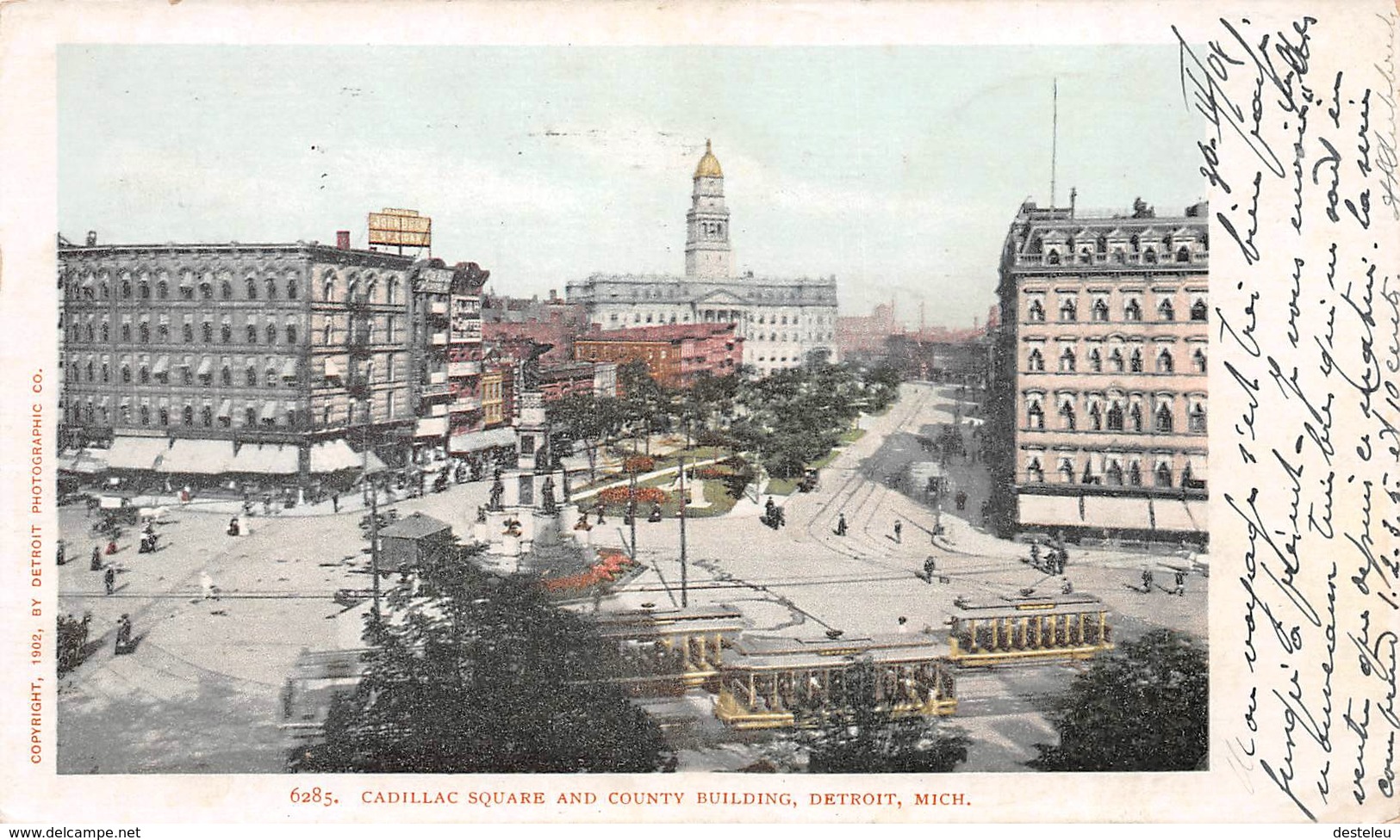 6285 Cadillac Square And County Building Detroit Michigan USA - Detroit