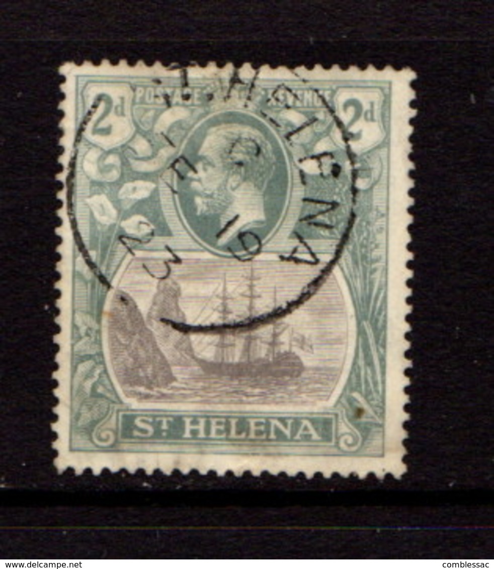 SAINT  HELENA    1922    2d  Grey  And  Slate    USED - Isla Sta Helena