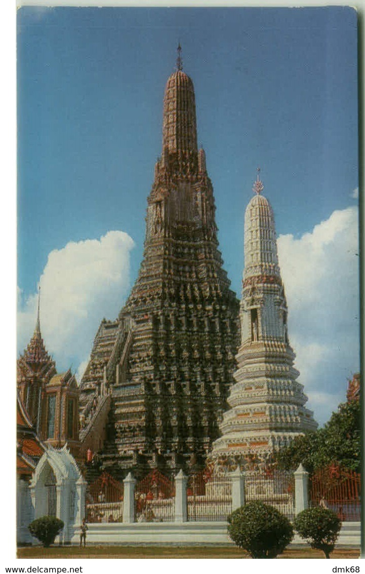 THAILAND - BANGKOK - WAT AROON - TEMPLE OF DAWN - EDIT PHORN THIP - STAMPS - AIR MAIL TO ITALY  (BG3948) - Thailand