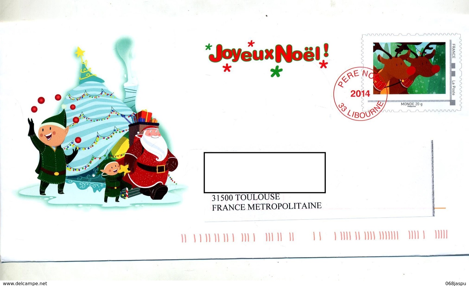 Pap Pere Noel 2014  Avec Lettre - PAP: Sonstige (1995-...)