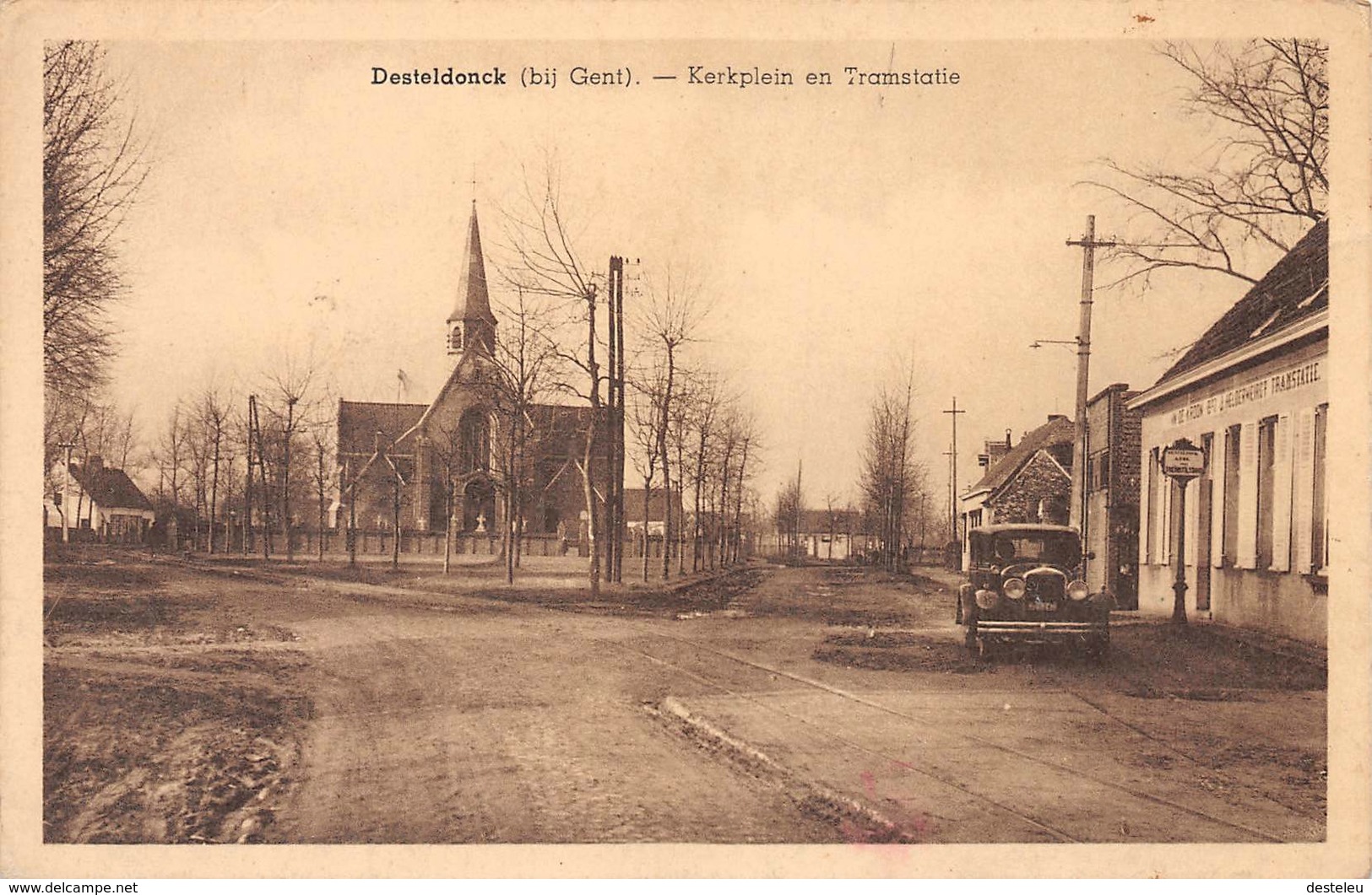 Kerkplein En Tramstatie Desteldonk Gent - Gent