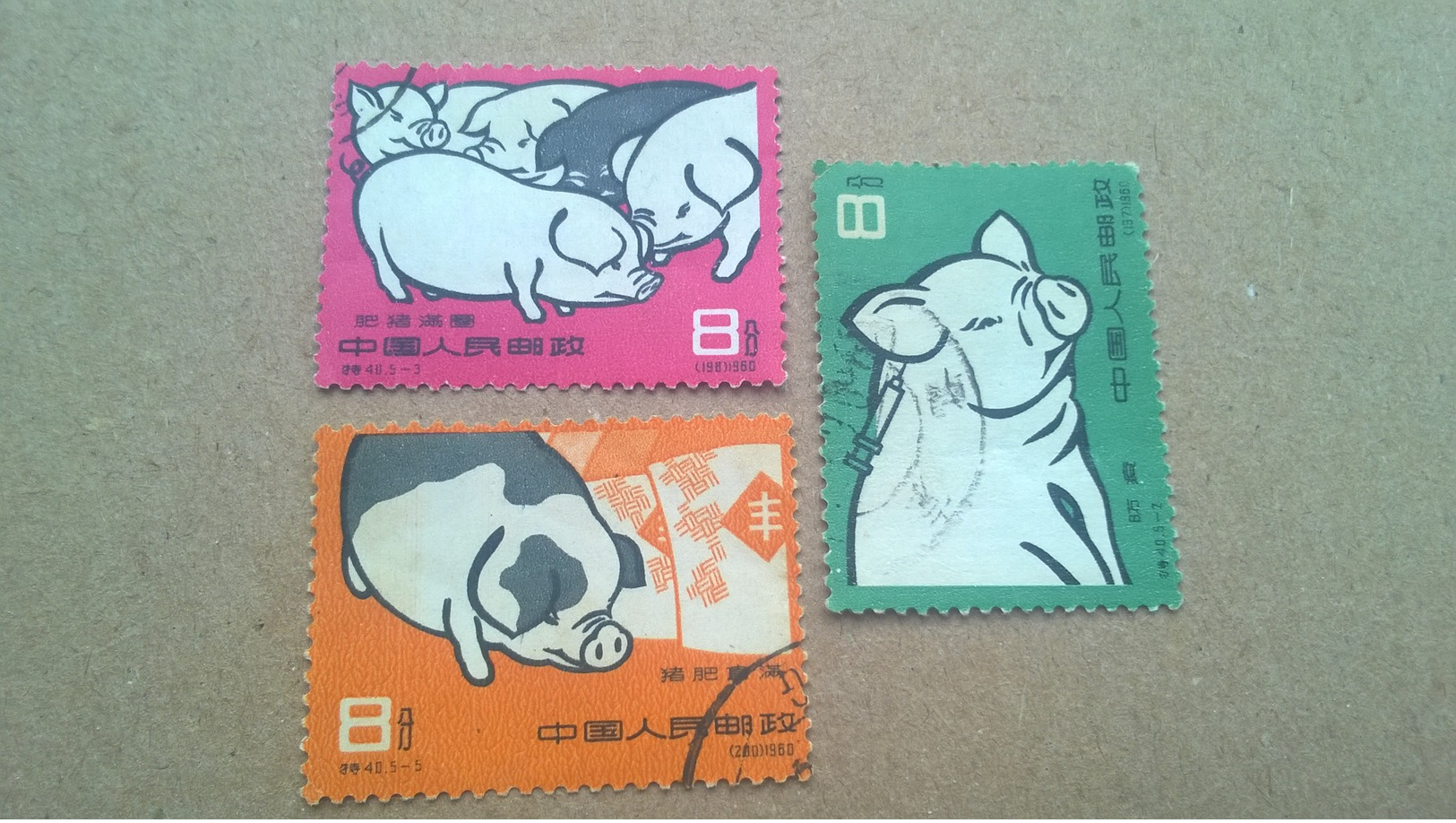 China 1960 Pig-breeding - Gebraucht