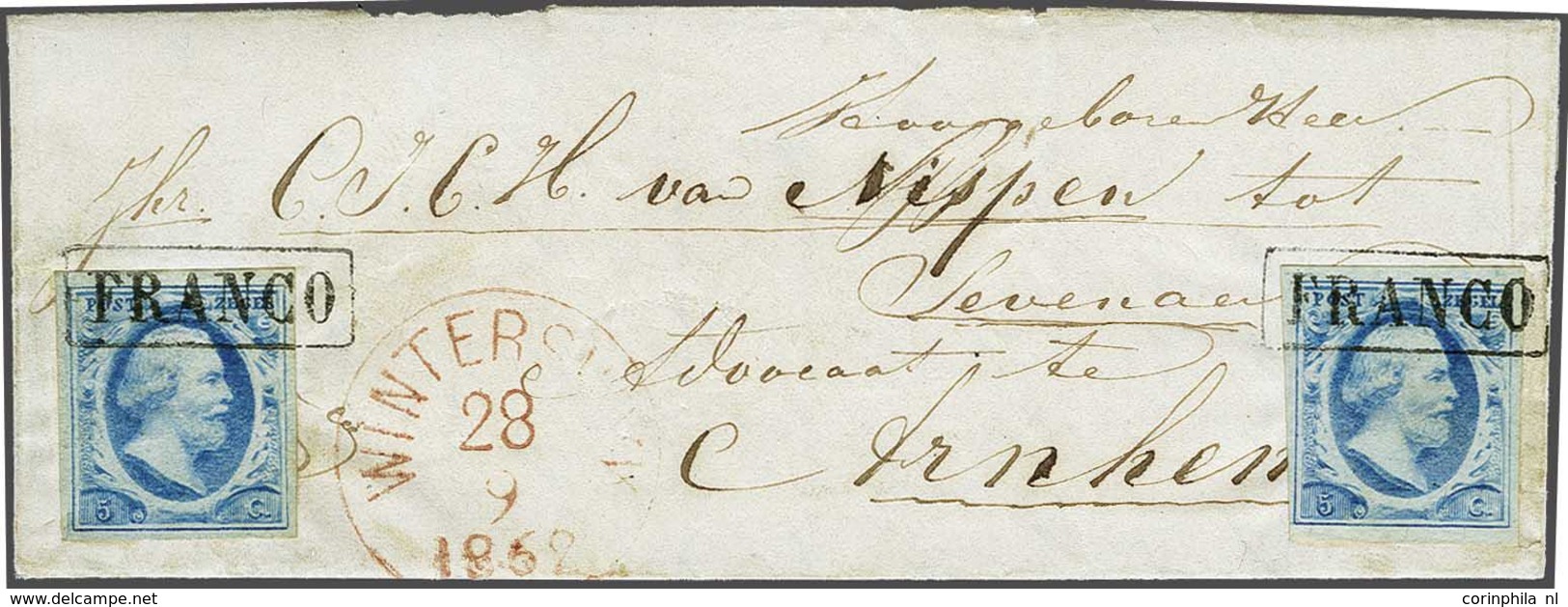 NL 1852 King William III - Autres & Non Classés