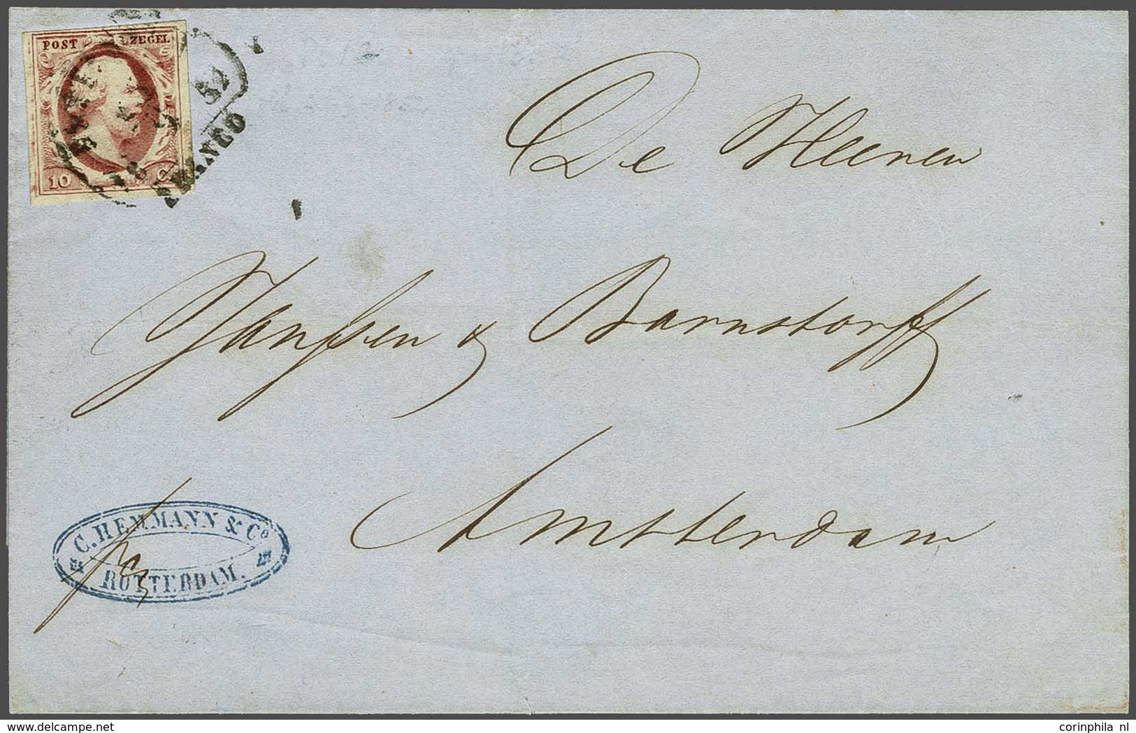 NL 1852 King William III - Autres & Non Classés