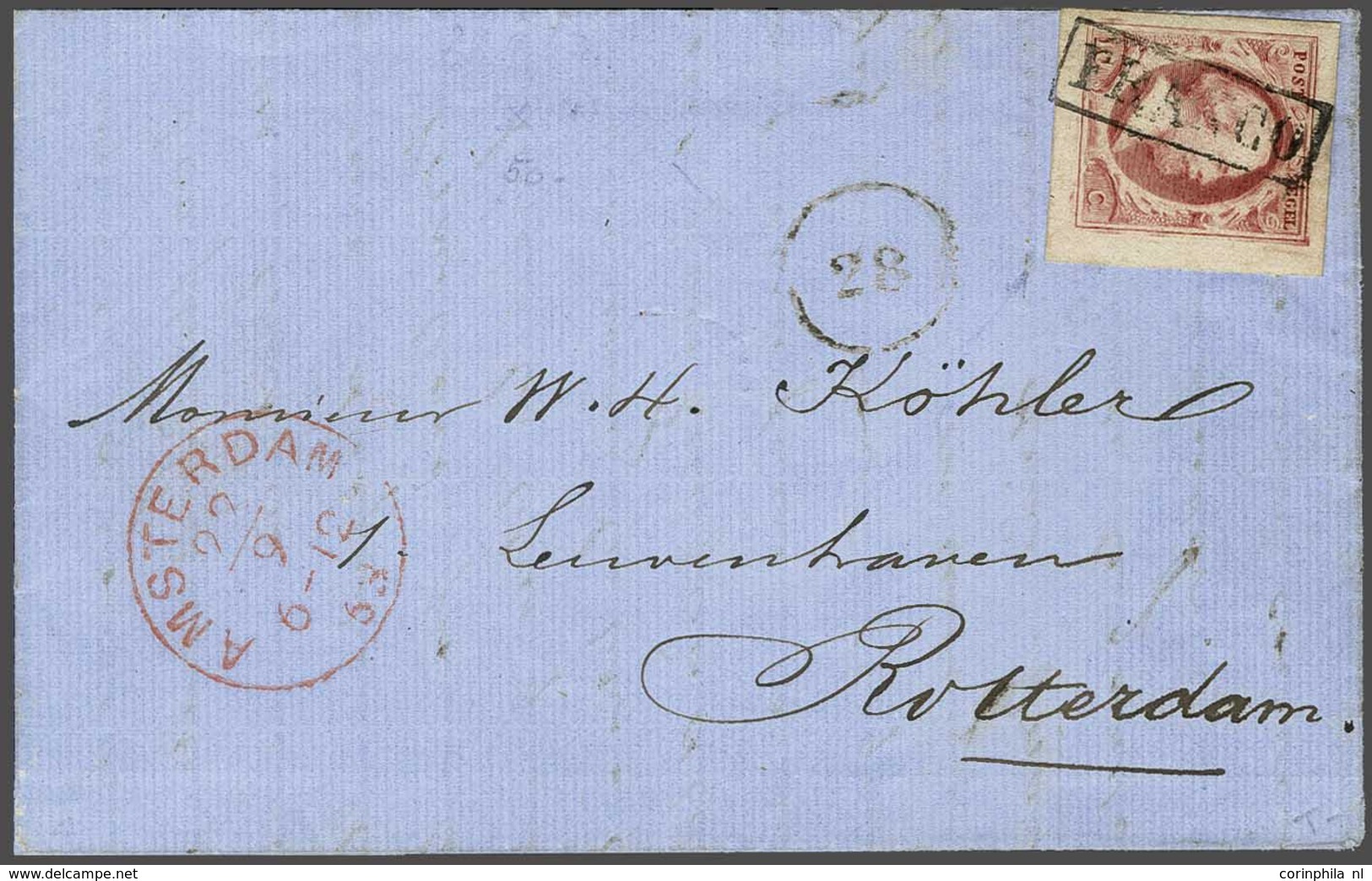 NL 1852 King William III - Other & Unclassified