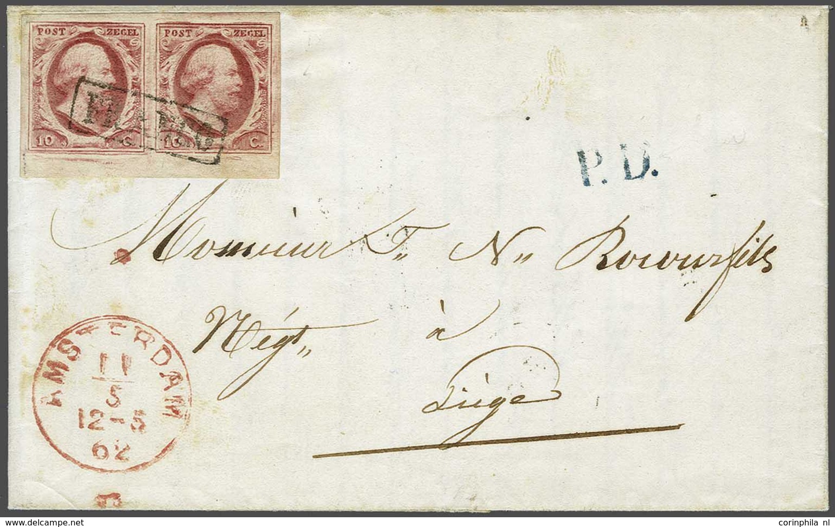 NL 1852 King William III - Altri & Non Classificati