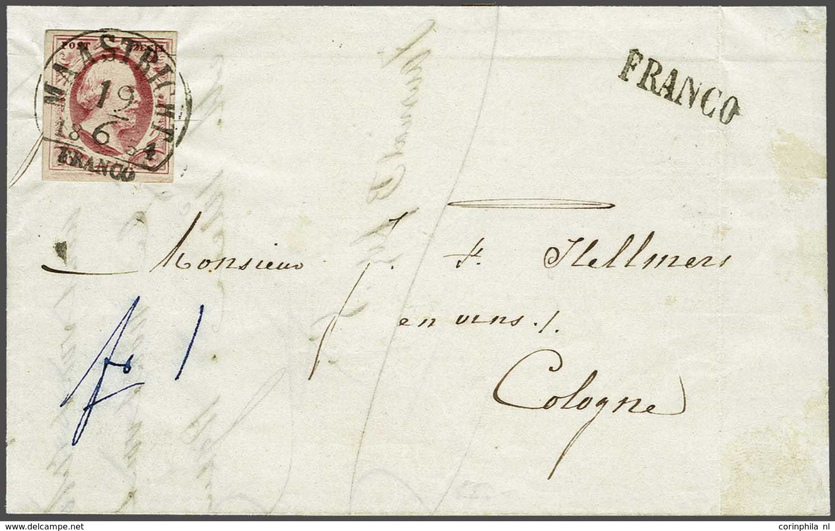 NL 1852 King William III - Autres & Non Classés