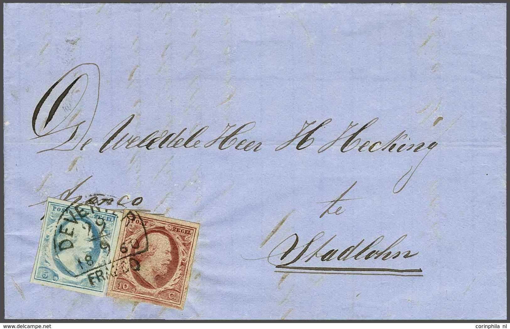 NL 1852 King William III - Autres & Non Classés