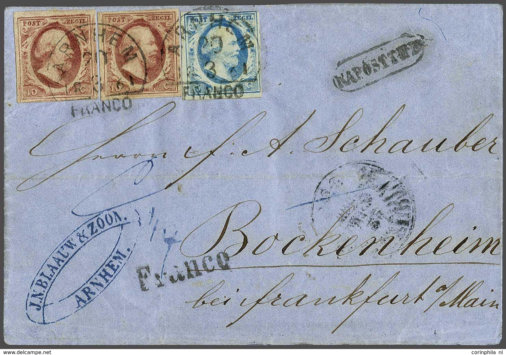 NL 1852 King William III - Autres & Non Classés