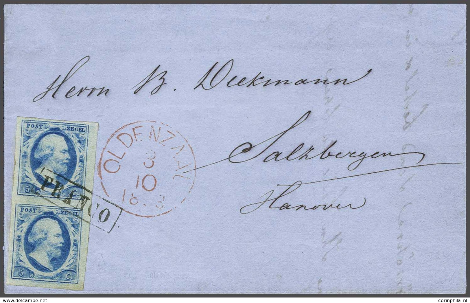 NL 1852 King William III - Other & Unclassified