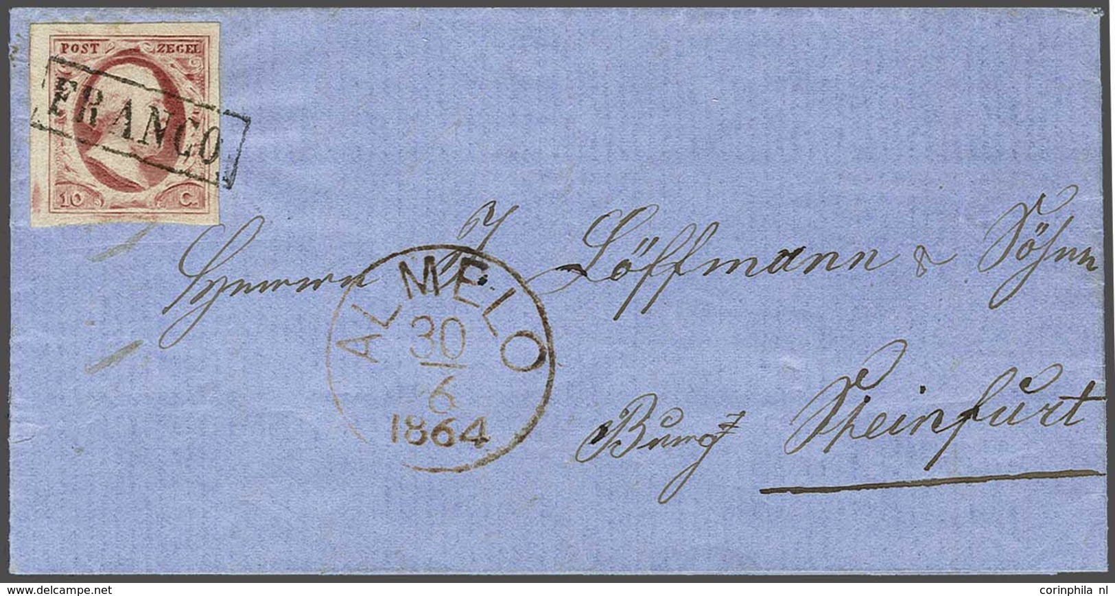 NL 1852 King William III - Autres & Non Classés