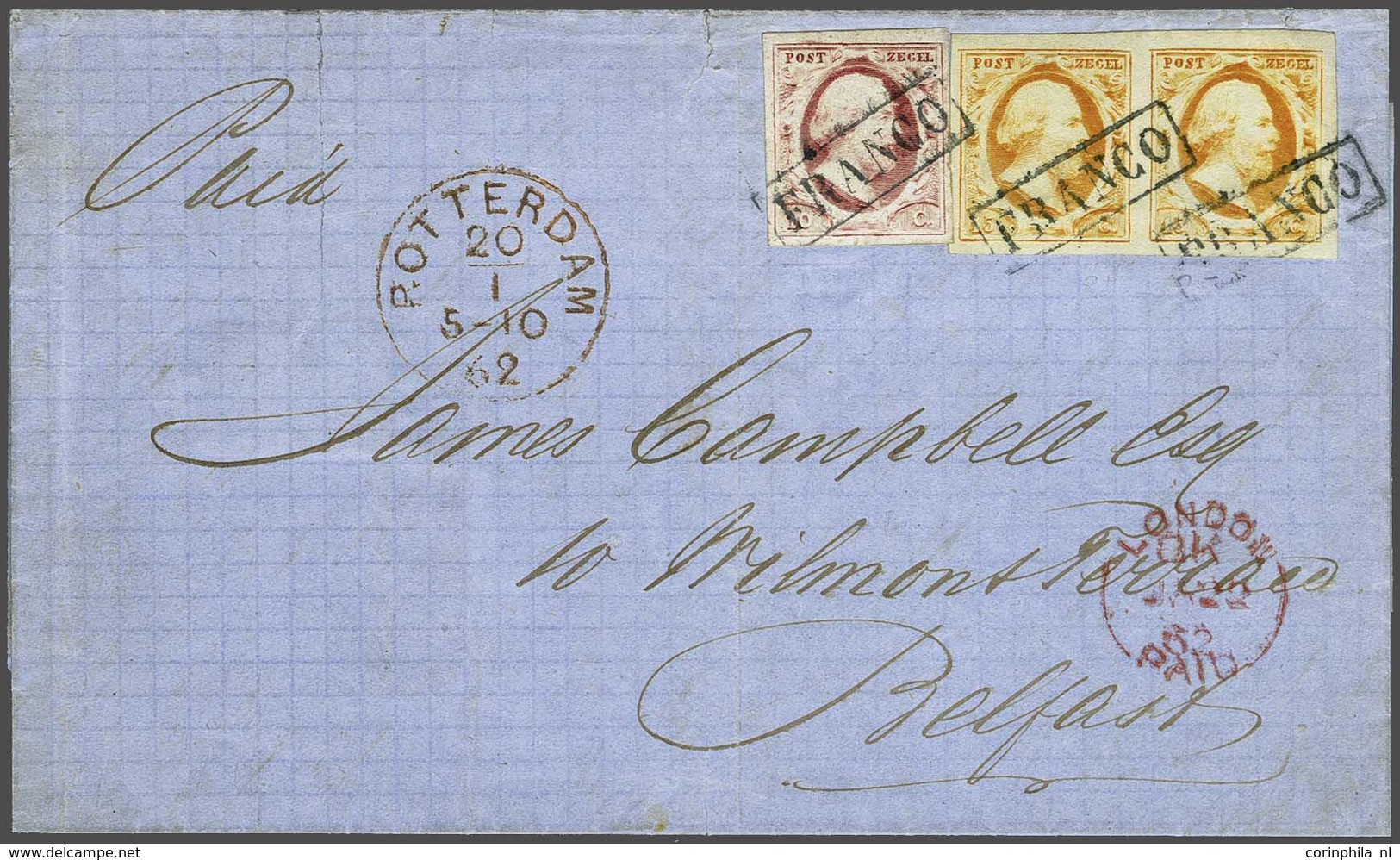 NL 1852 King William III - Other & Unclassified