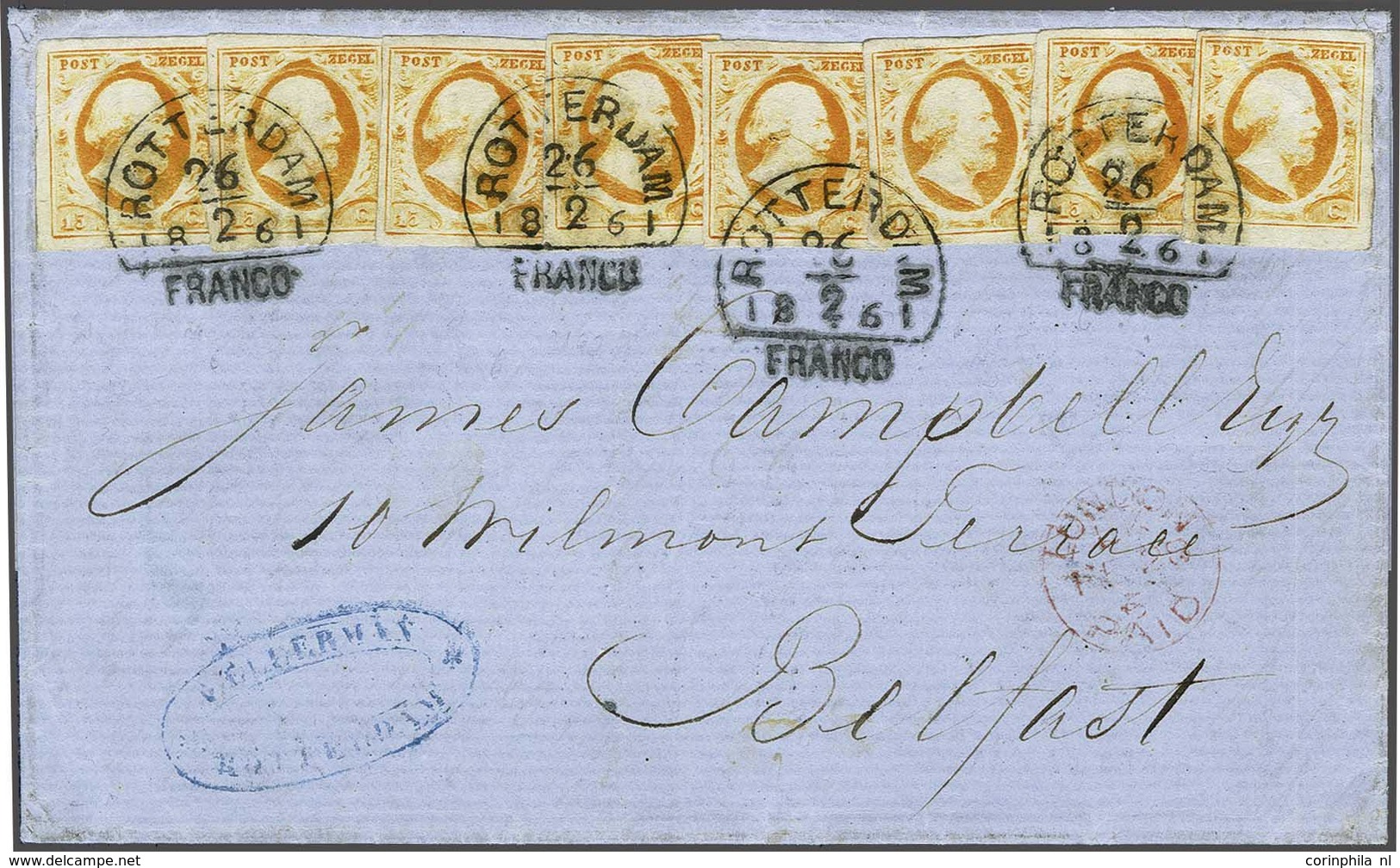 NL 1852 King William III - Autres & Non Classés