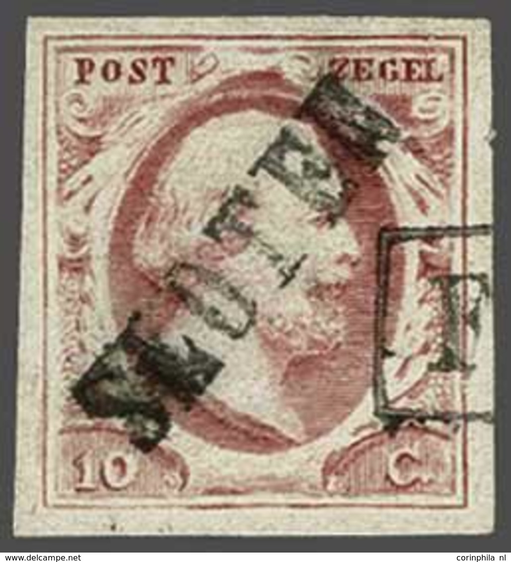 NL 1852 Oblong Stamp - Andere & Zonder Classificatie