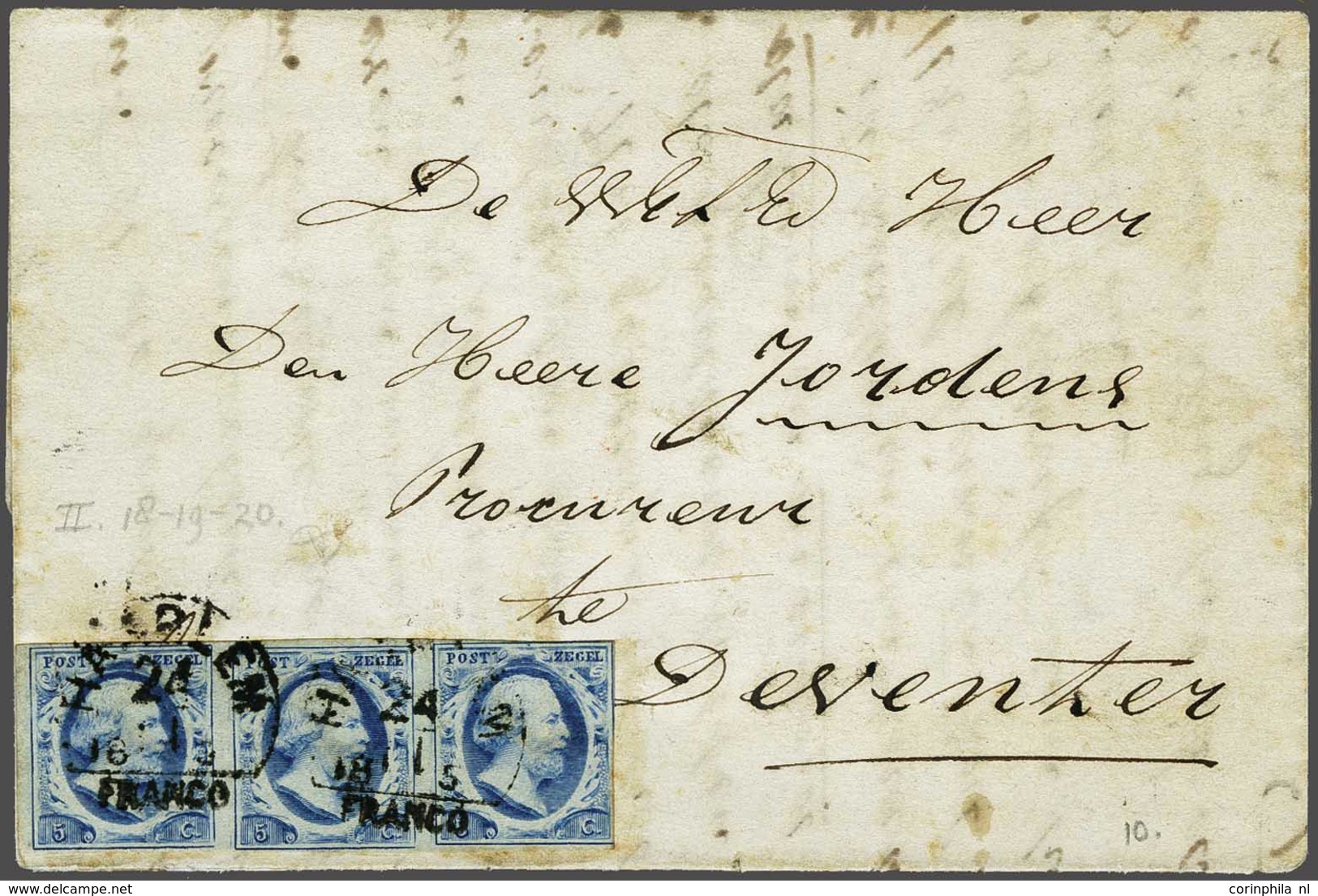 NL 1852 King William III - Autres & Non Classés