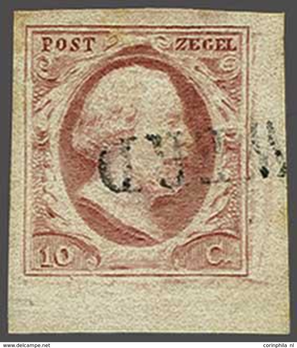 NL 1852 Oblong Stamp - Andere & Zonder Classificatie