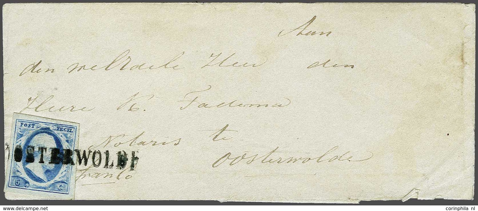 NL 1852 Oblong Stamp - Autres & Non Classés