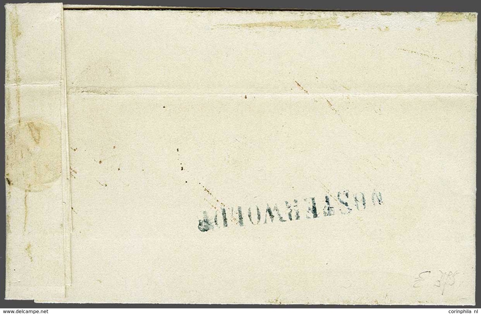 NL 1852 Oblong Stamp - Autres & Non Classés